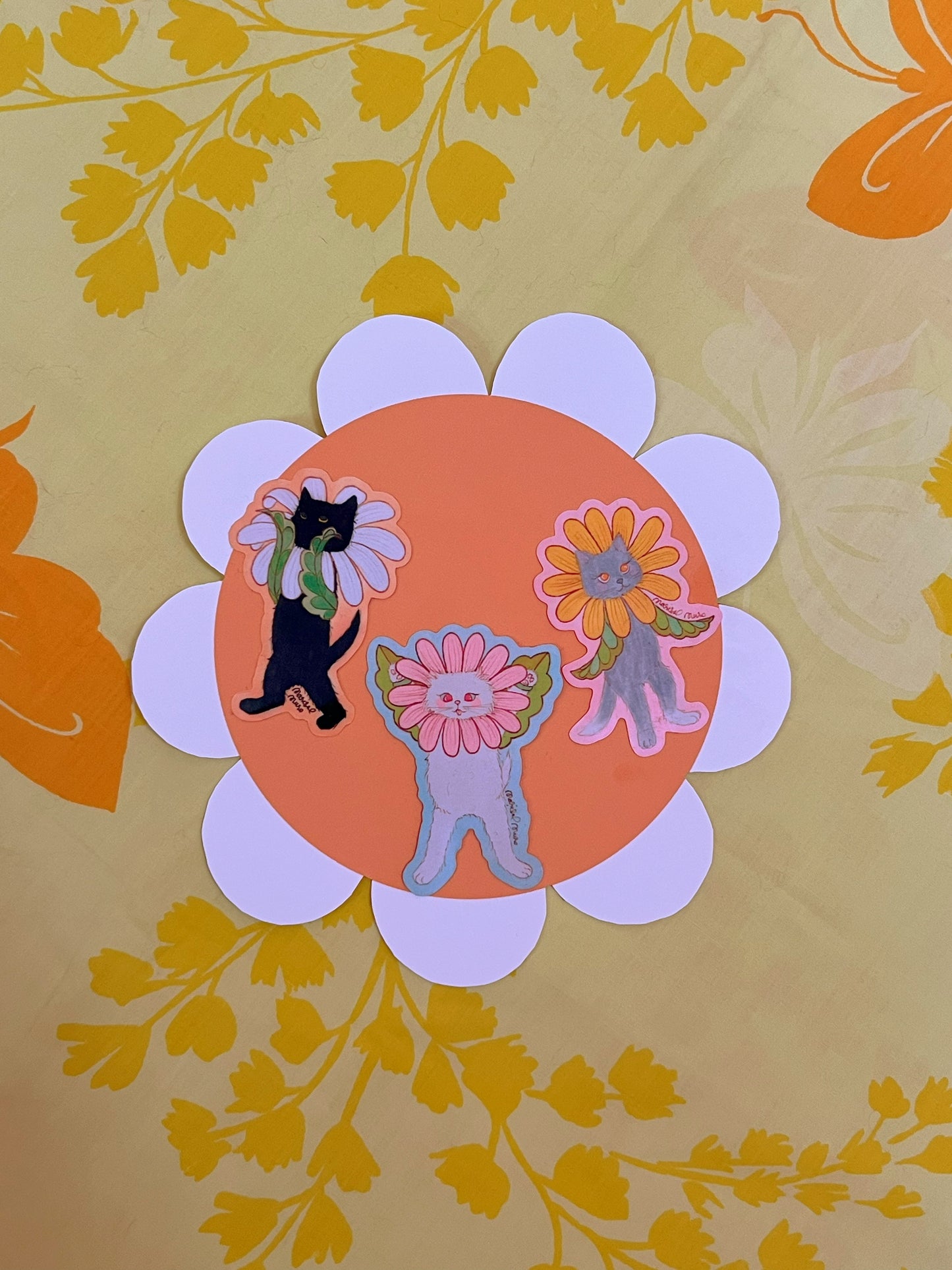A Sticker Pack- Silly Daisies