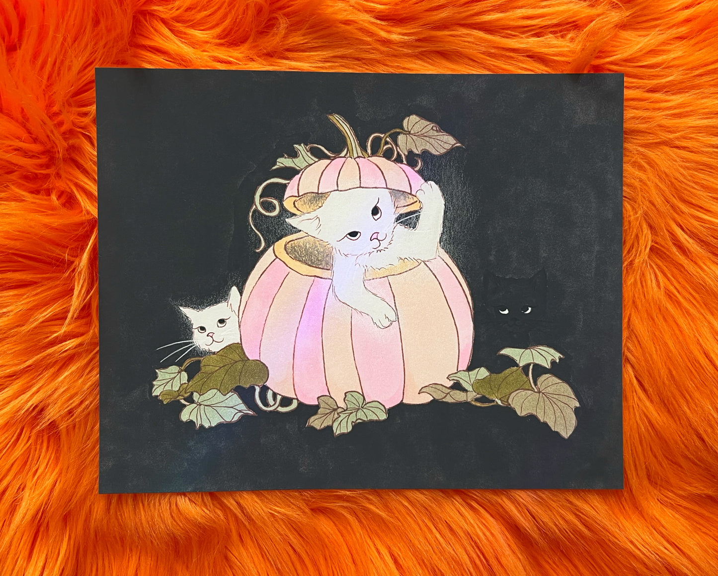 Halloween Edition Print- Friendly Ghosts