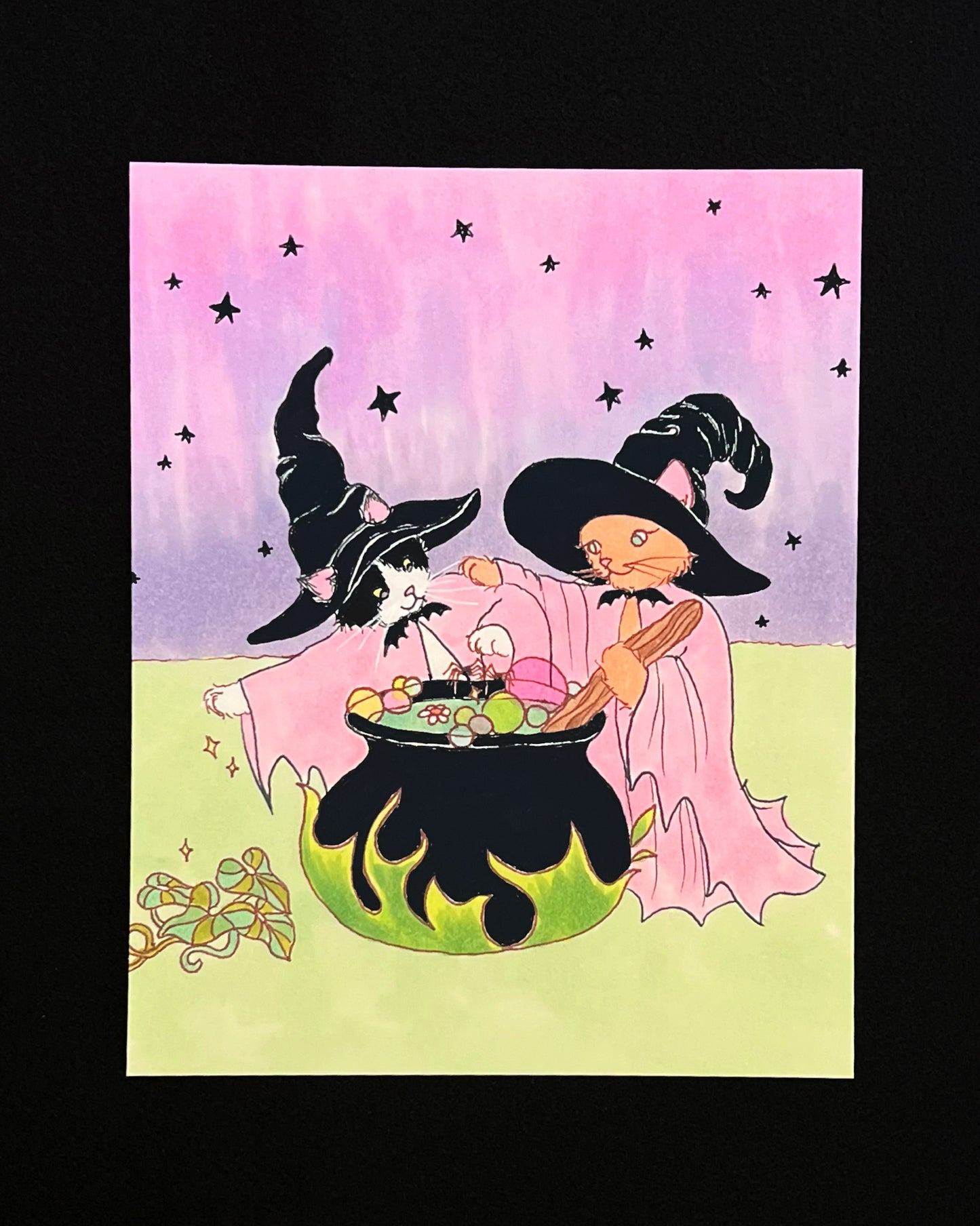 Halloween Edition Print- Witches Brewing Something Good