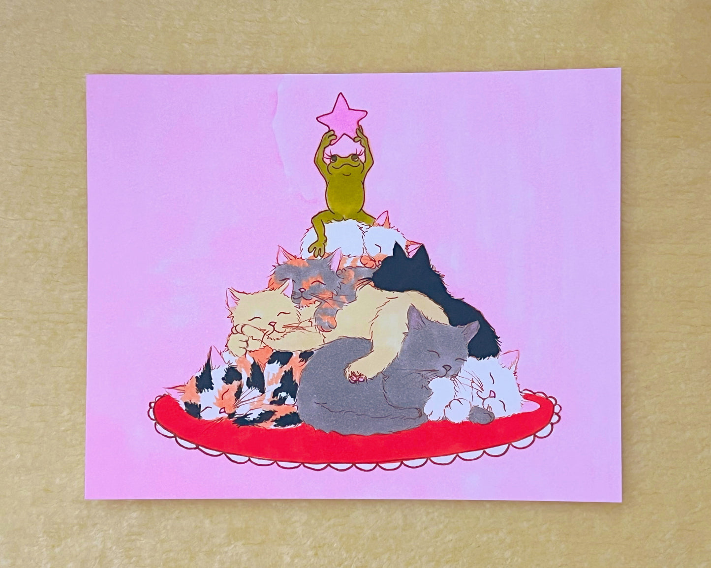 Holiday Print- Oh Catmas Tree!