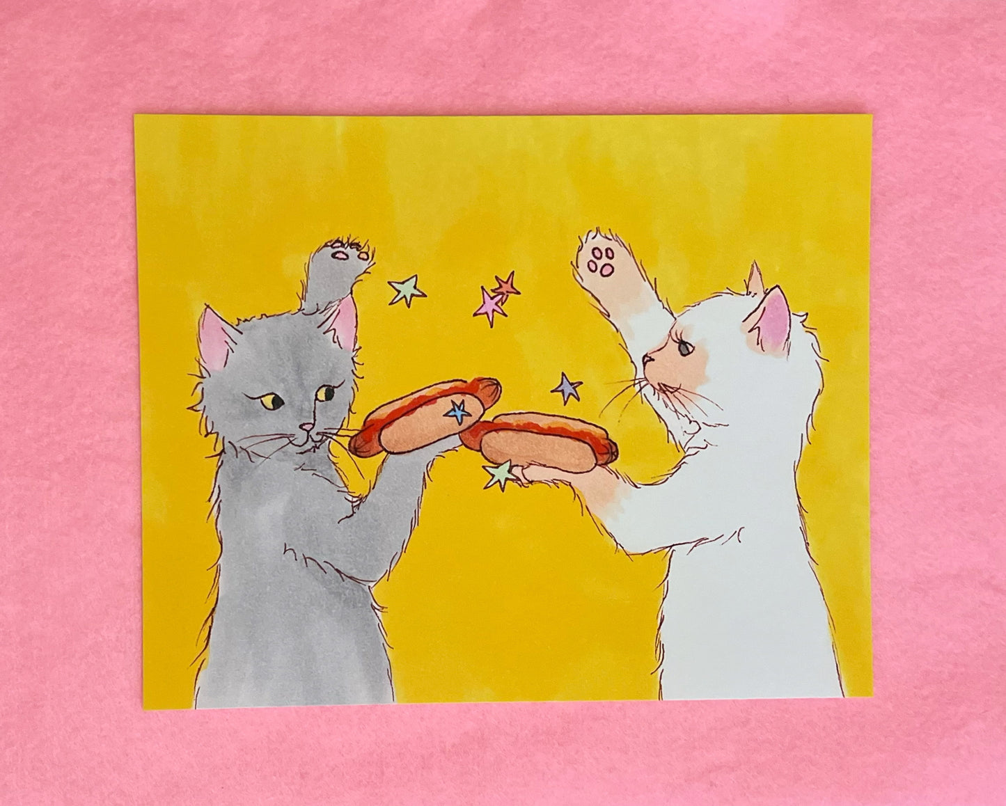 Summer Edition Print- Cheers for Hawt Dawgs