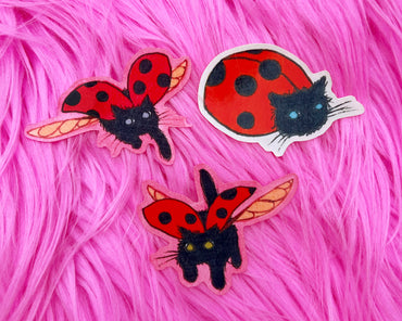 A Sticker Pack- Ladybug Cats