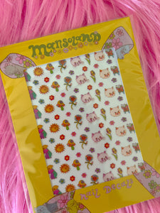 A Set of Nail Art Stickers