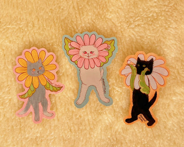 A Sticker Pack- Silly Daisies