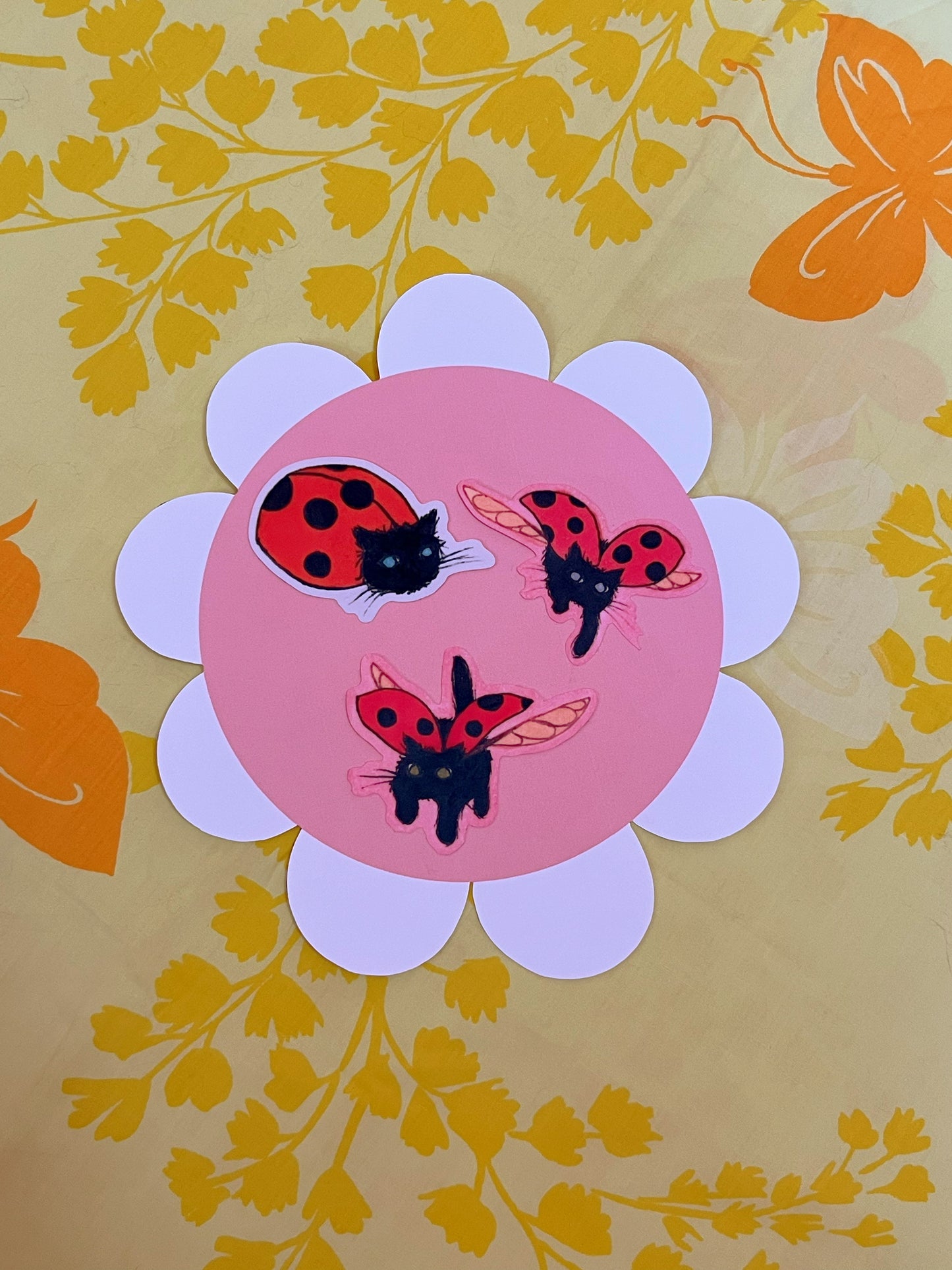 A Sticker Pack- Ladybug Cats