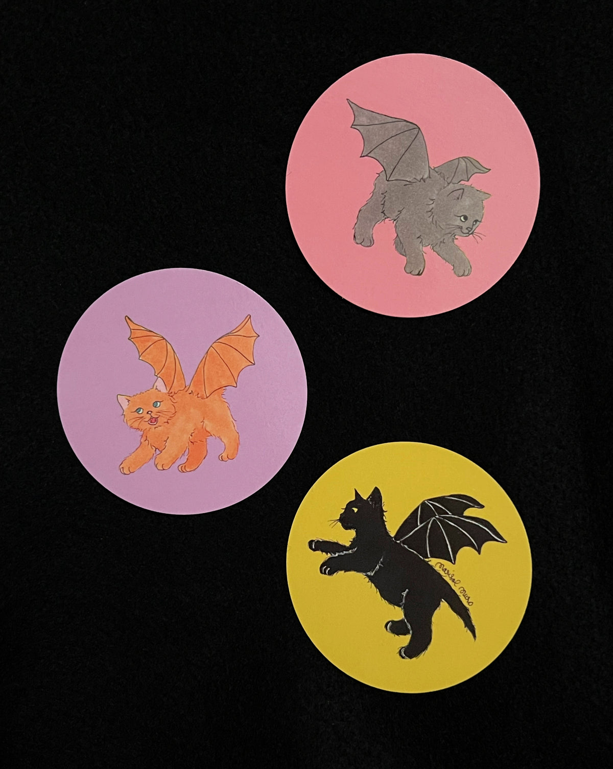 A Magnet Pack- Bat Cat Trio