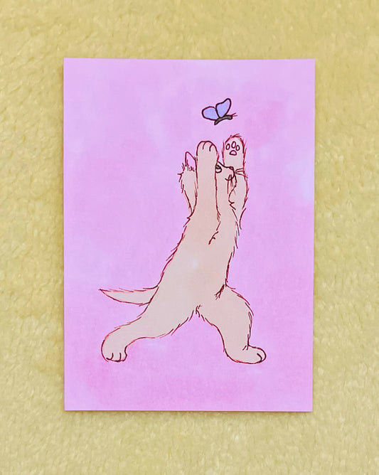 Summer Edition Print- Yoga Cats (High Lunge Pose)