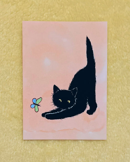Summer Edition Print- Yoga Cats (Downward Kitty)