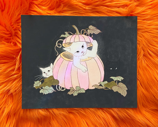Halloween Edition Print- Friendly Ghosts