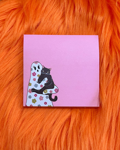 *Post-it Notes* Featuring The Flower Sheet Ghost & Strawberry Rainstorm Kitties