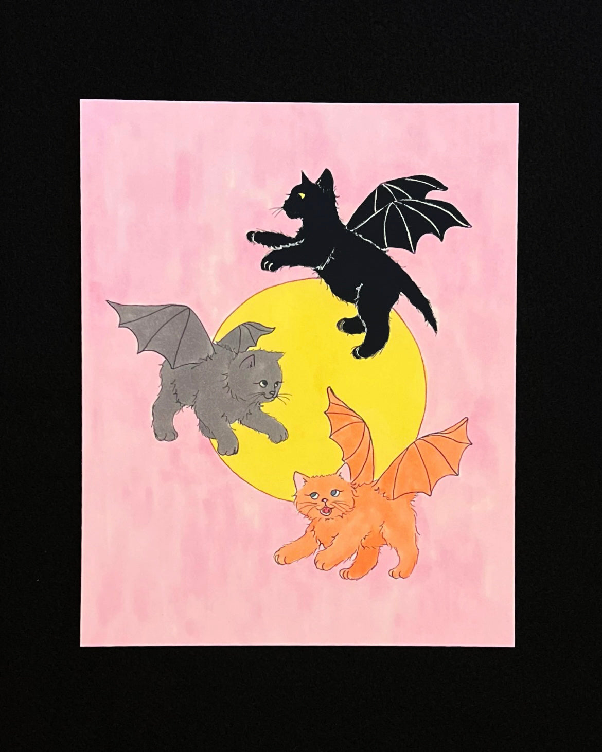 Halloween Edition Print- Bats Come Out to Play