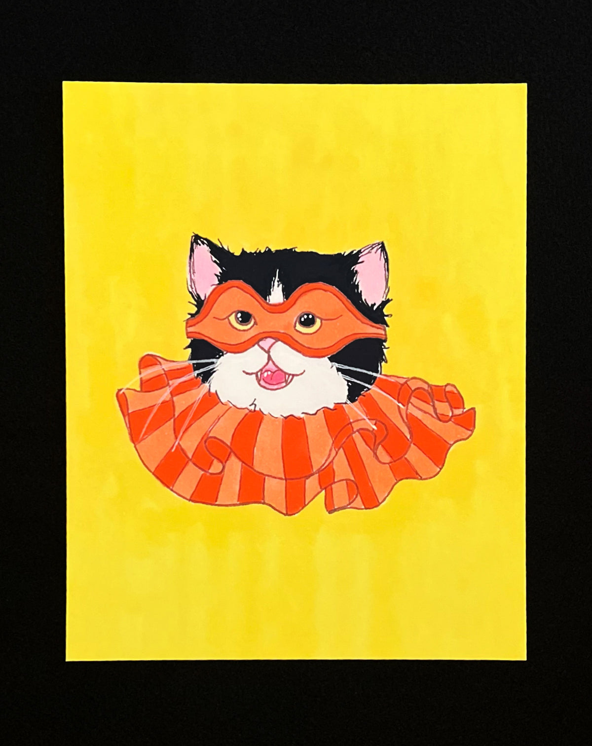 Halloween Edition Print- Jester Cat 2