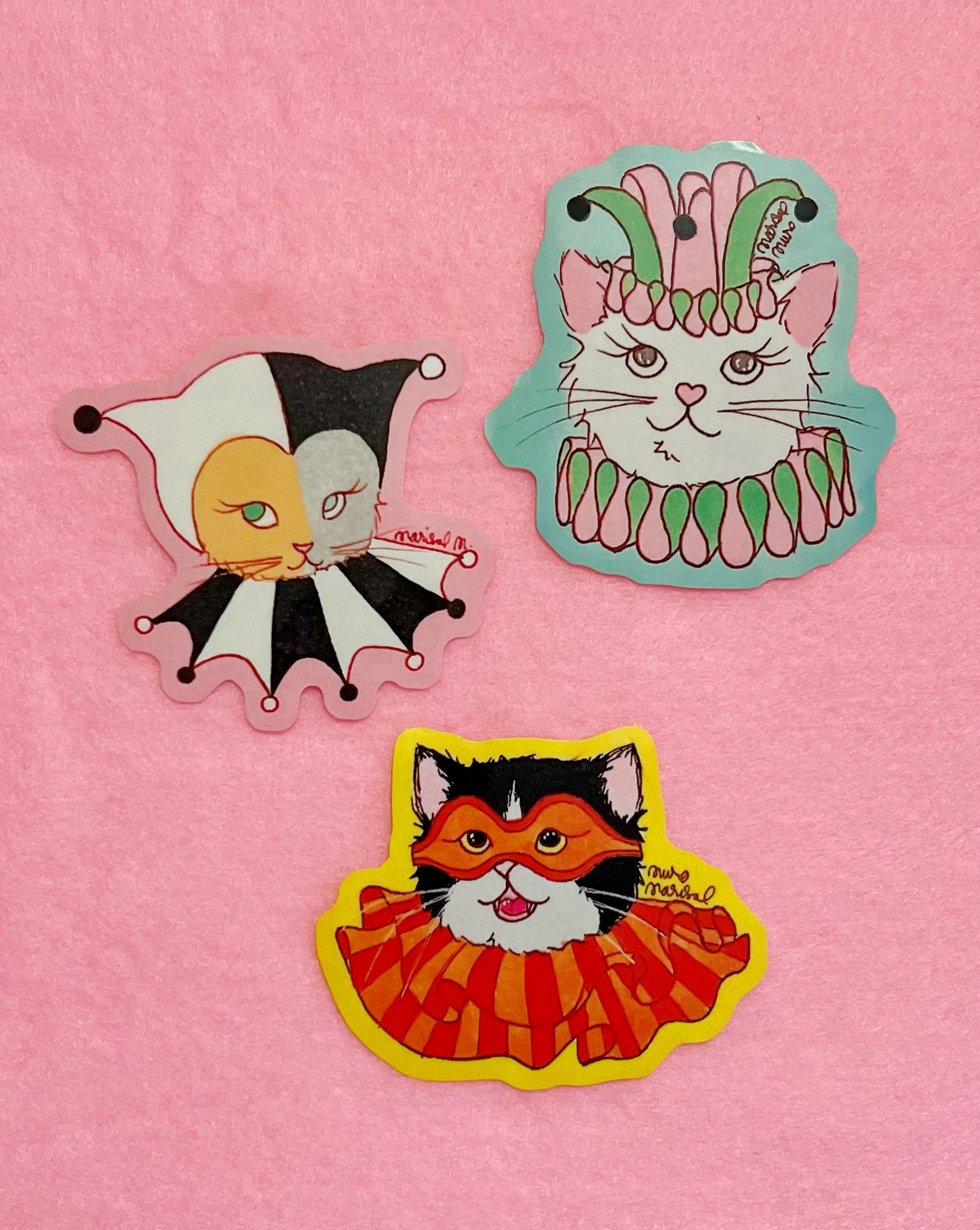 A Sticker Pack- The Jester Cats