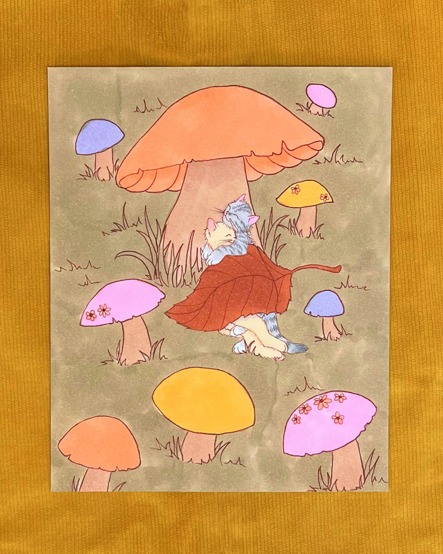 Autumnal Edition Print- Mushy Dreaming
