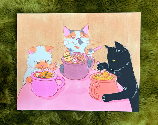 Autumnal Edition Print- We Love Soup!