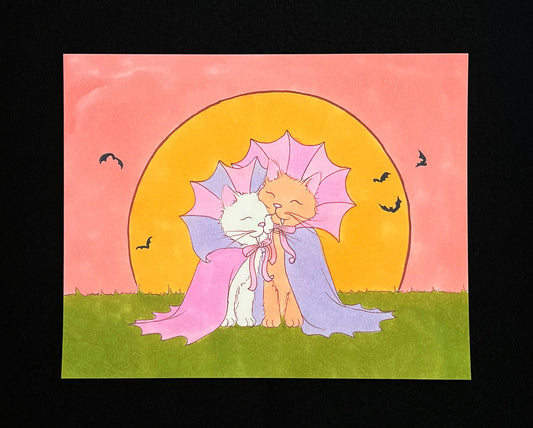 Halloween Edition Print- Vampuuurs Together Fureverrr