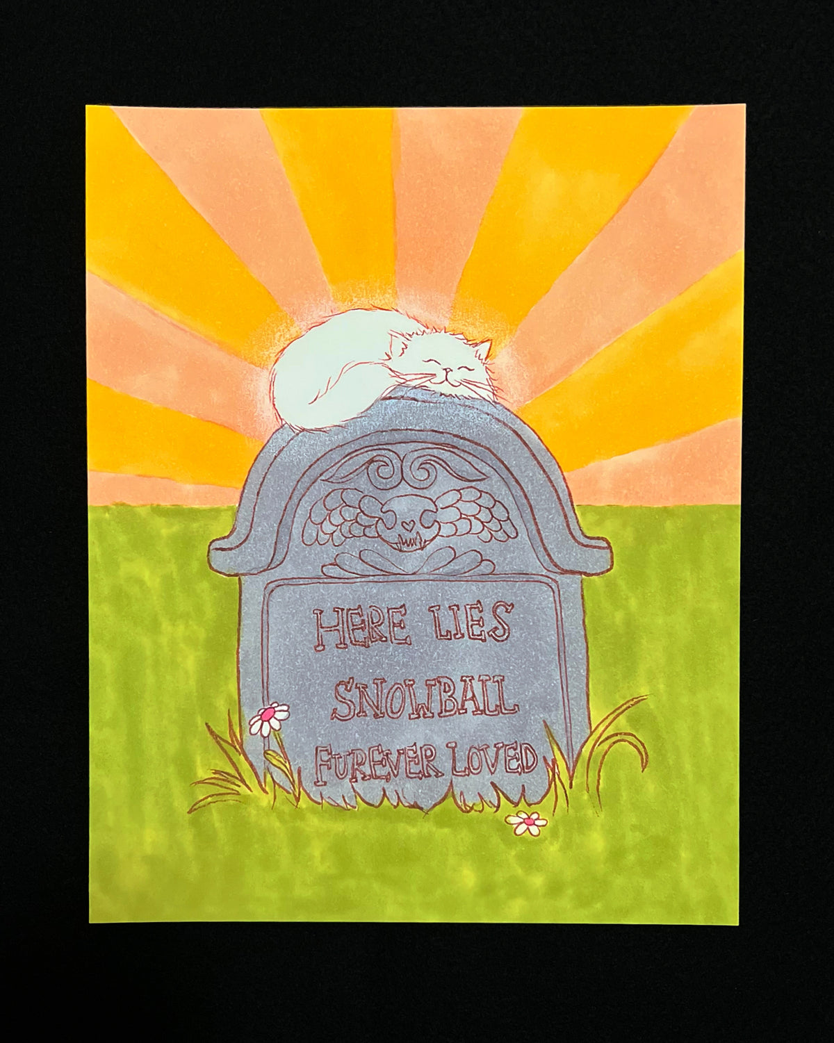 Halloween Edition Print- Pet Cemetery