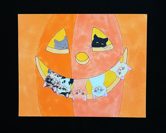 Halloween Edition Print- The Cat O' Lantern