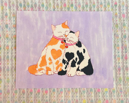 Love Edition Print- Moo Cat Love