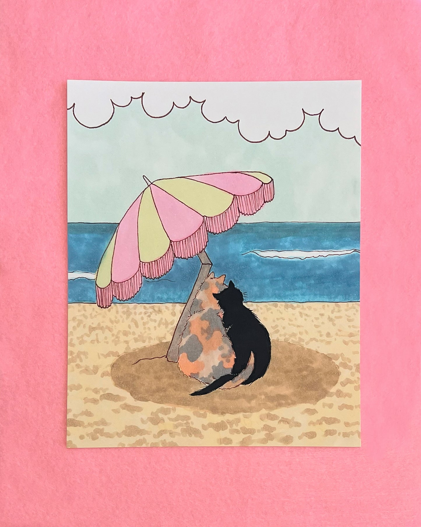 Summer Edition Print- Buddies at the Beach