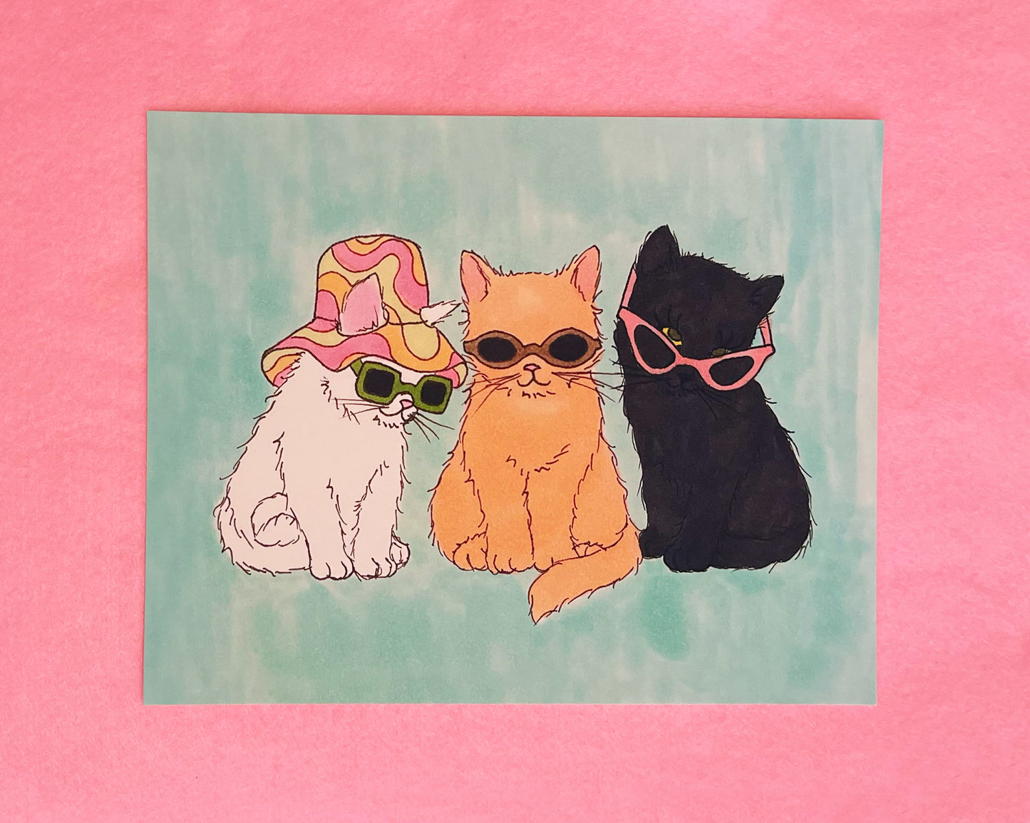 Summer Edition Print- Cool Cats