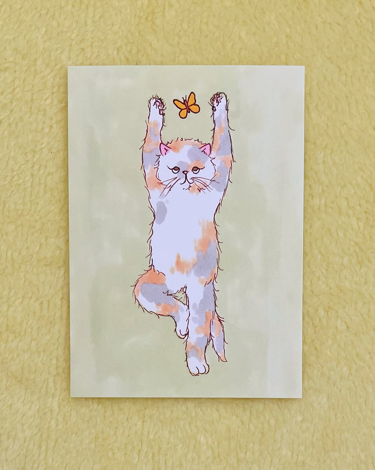 Summer Edition Print- Yoga Cats (Tree Pose)