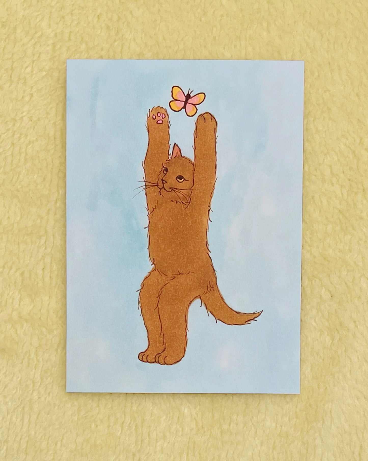 Summer Edition Print- Yoga Cats (Chair Pose)
