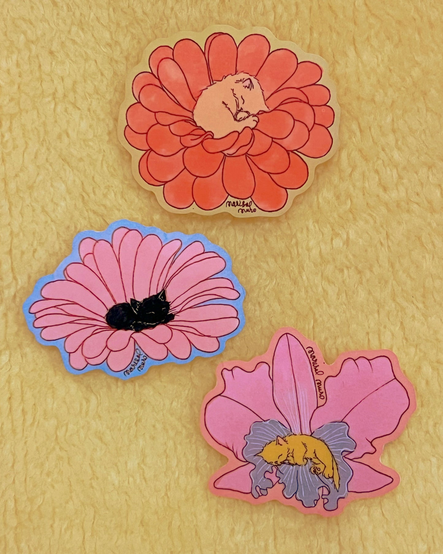 A Sticker Pack- Sleepy Flower Beds