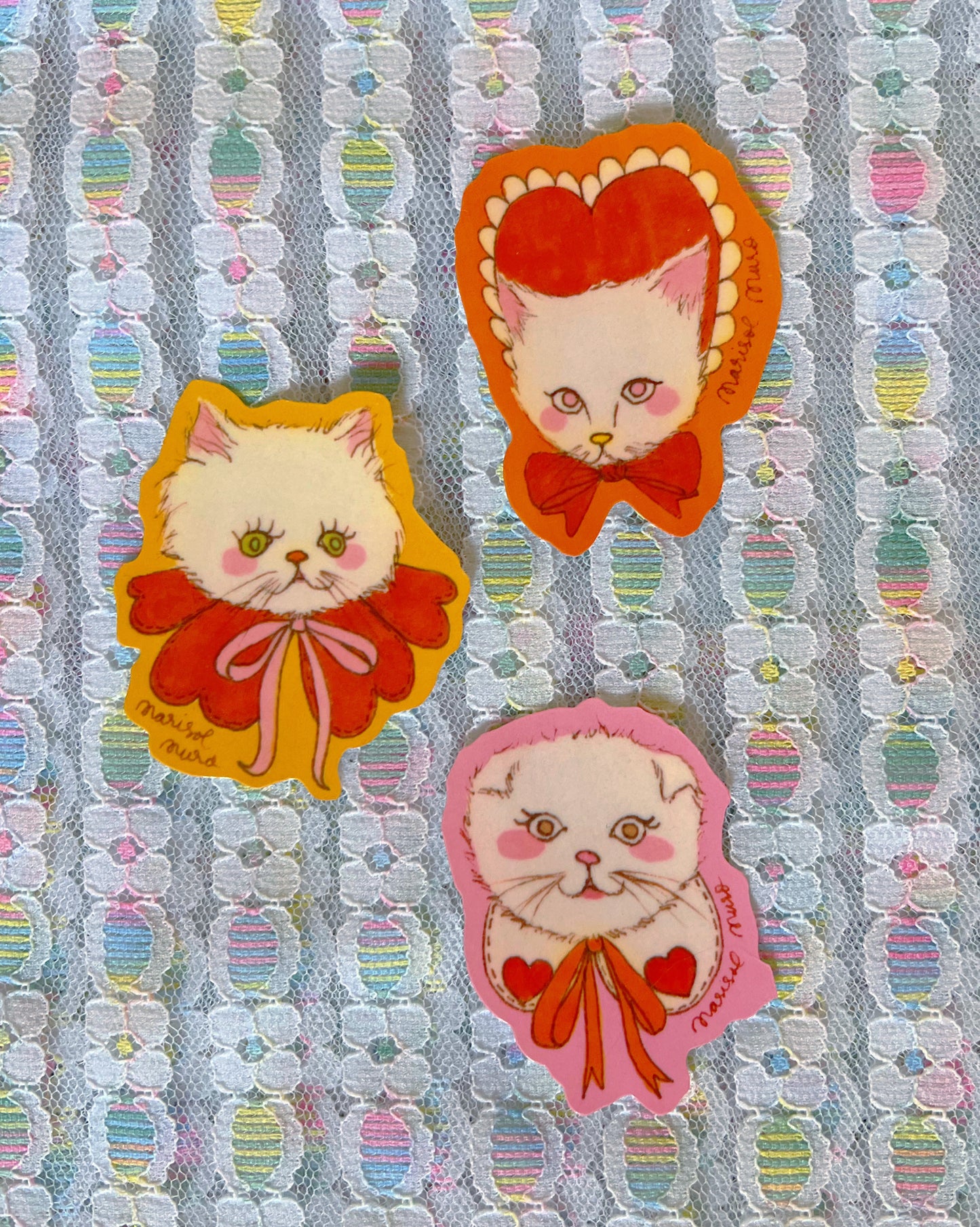 A Sticker Pack- Valentines Cats