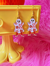 Load image into Gallery viewer, *Earrings* Featuring Flower Sheet Ghosts!
